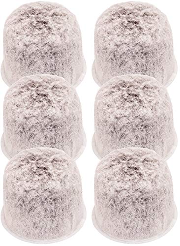 Blendin cápsulas de filtro de agua de carbón de repuesto, compatibles con cafetera KitchenAid KCM5WFP (paquete de 6)