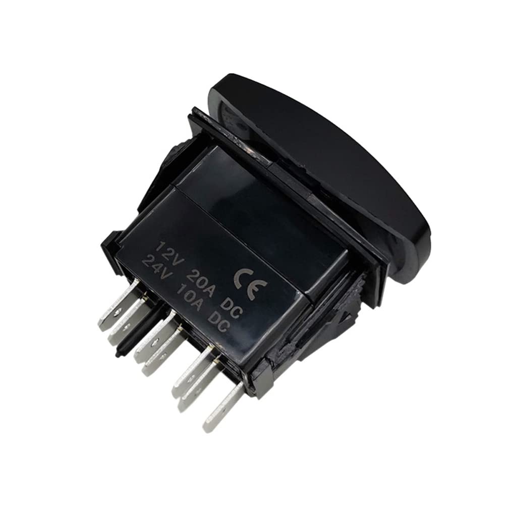 Interrupteur à Bascule Étanche 7 Broches – DC12V/20A, DC24V/10A – Pour Camping-car, Bateau, Véhicule - 3