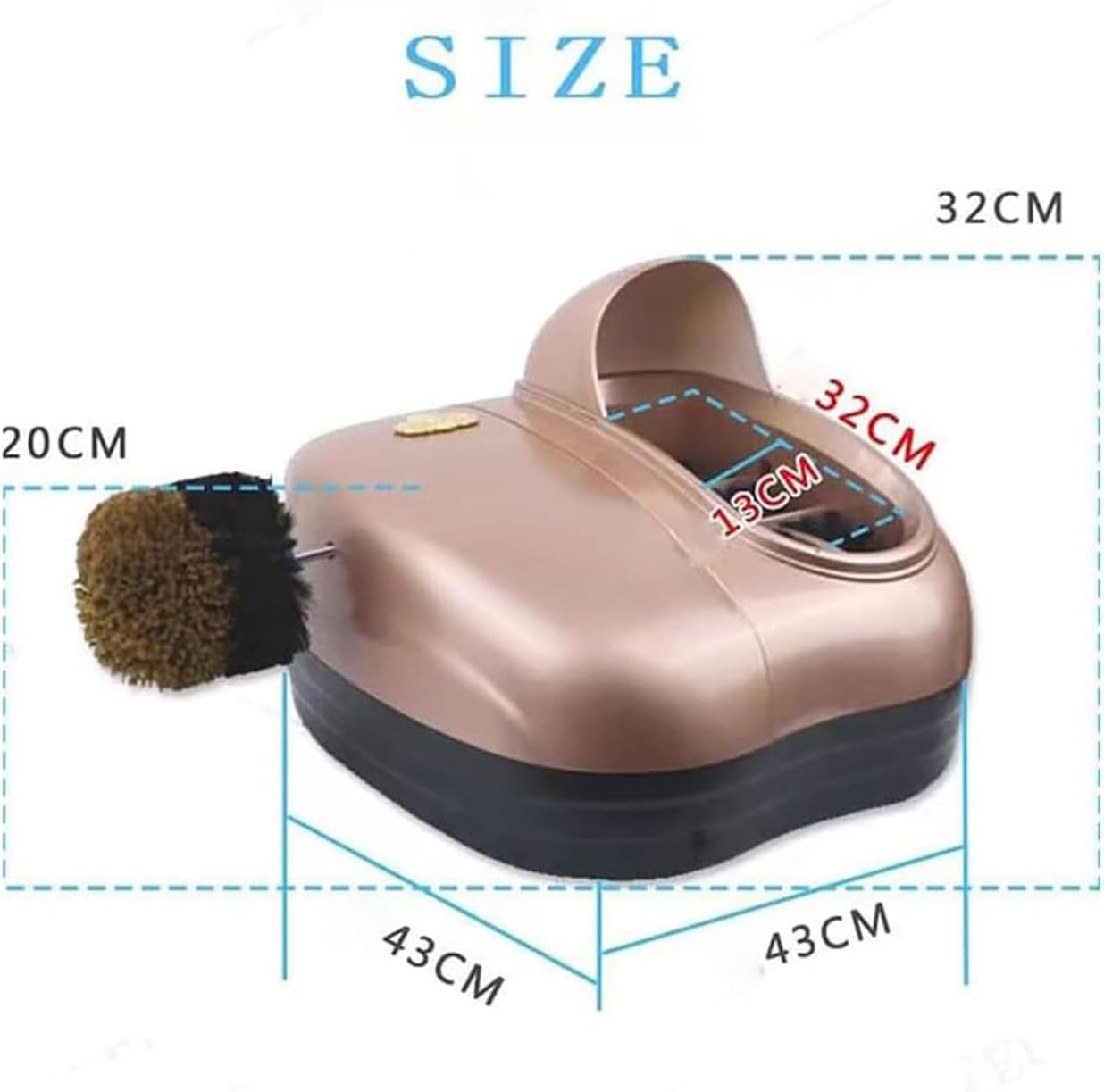Automatic Sole Cleaning Machine, Electric Shoe Polisher Shoes Cleaner, Multi-Function Automatic Induction Door Washing Shoe Artifact, for Hotel Entrance Hall Sales Center