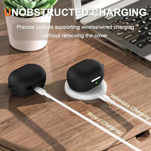 Image of Soft Silicone Case Cover For Bosee New Quietcomfort Headphones(2024) -Black