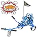 Hoverkart para hoverkart, asiento para patinete de equilibrio automático, compatible con hoverkarts de 6,5 pulgadas, 8,5 pulgadas y 10 pulgadas (camuflaje azul)