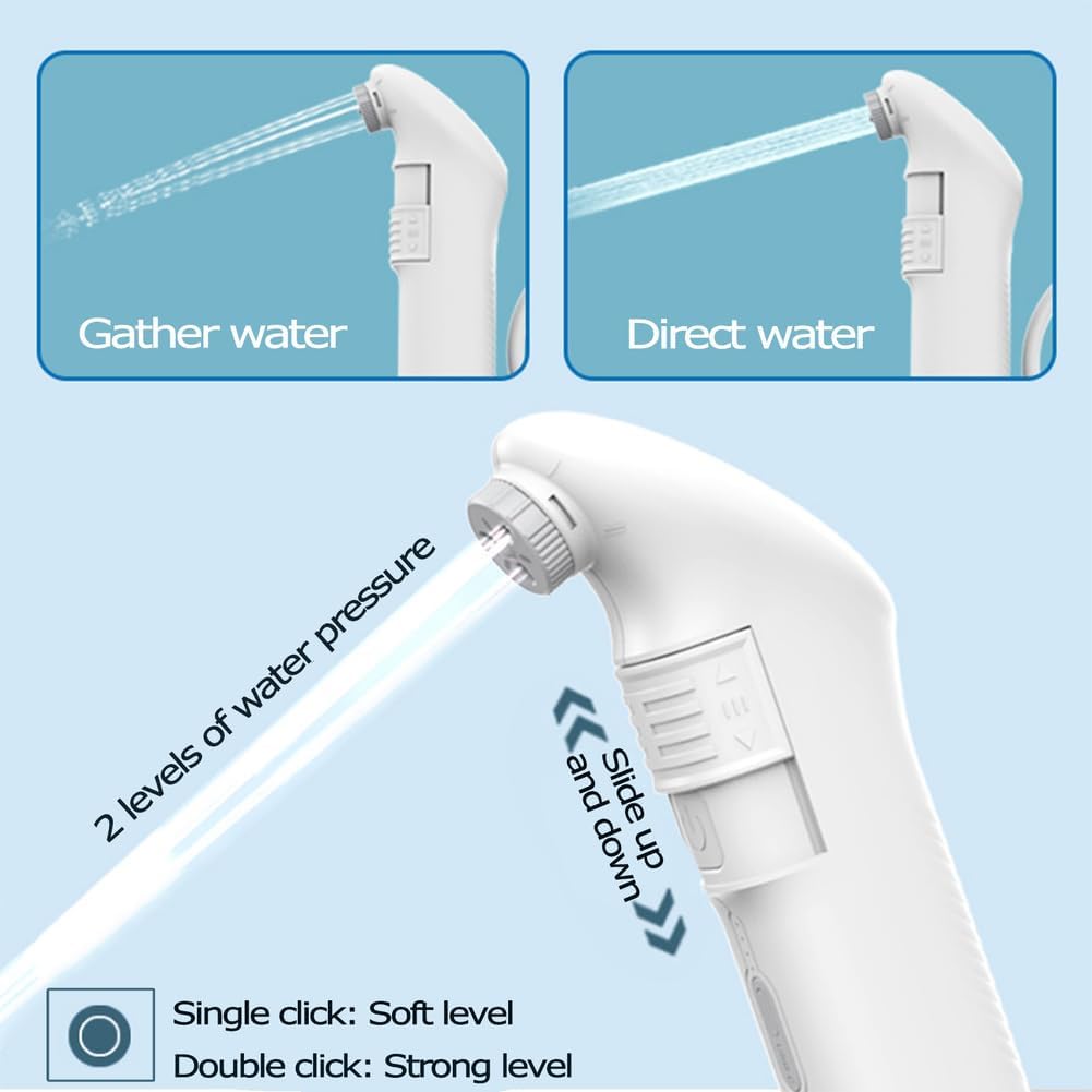 Portable Bidet for Travel 2.5L for Outdoor Camping,Bidet Sprayer Buttocks Washer 70 Min Use,Peri Bottle for Personal Hygiene Postpartum Care Hemorrhoids
