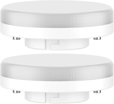 2X GX53 LED Bulb, Warm White 2700 K, 4.2 W, 372lm, 96 , matt