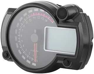 Tachometer Odometer Multifunction Speedometer Tachometer Odometer 15000rpm Display Universal Motorcycle Gauge ABS Motorbike Instrument