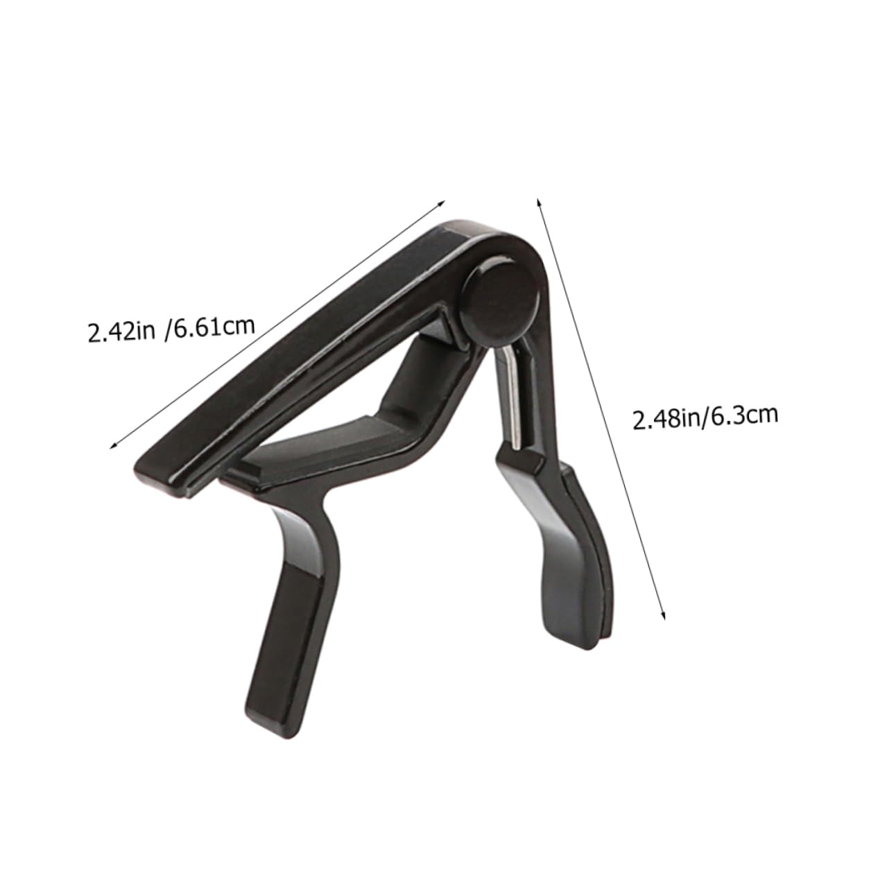 TOYANDONA 4piezas Capo Para Guitarra Acústica y Eléctrica Ligero y Portátil Fácil Para Transposición Musical Adecuado Para Ukulele y Guitarra Folk