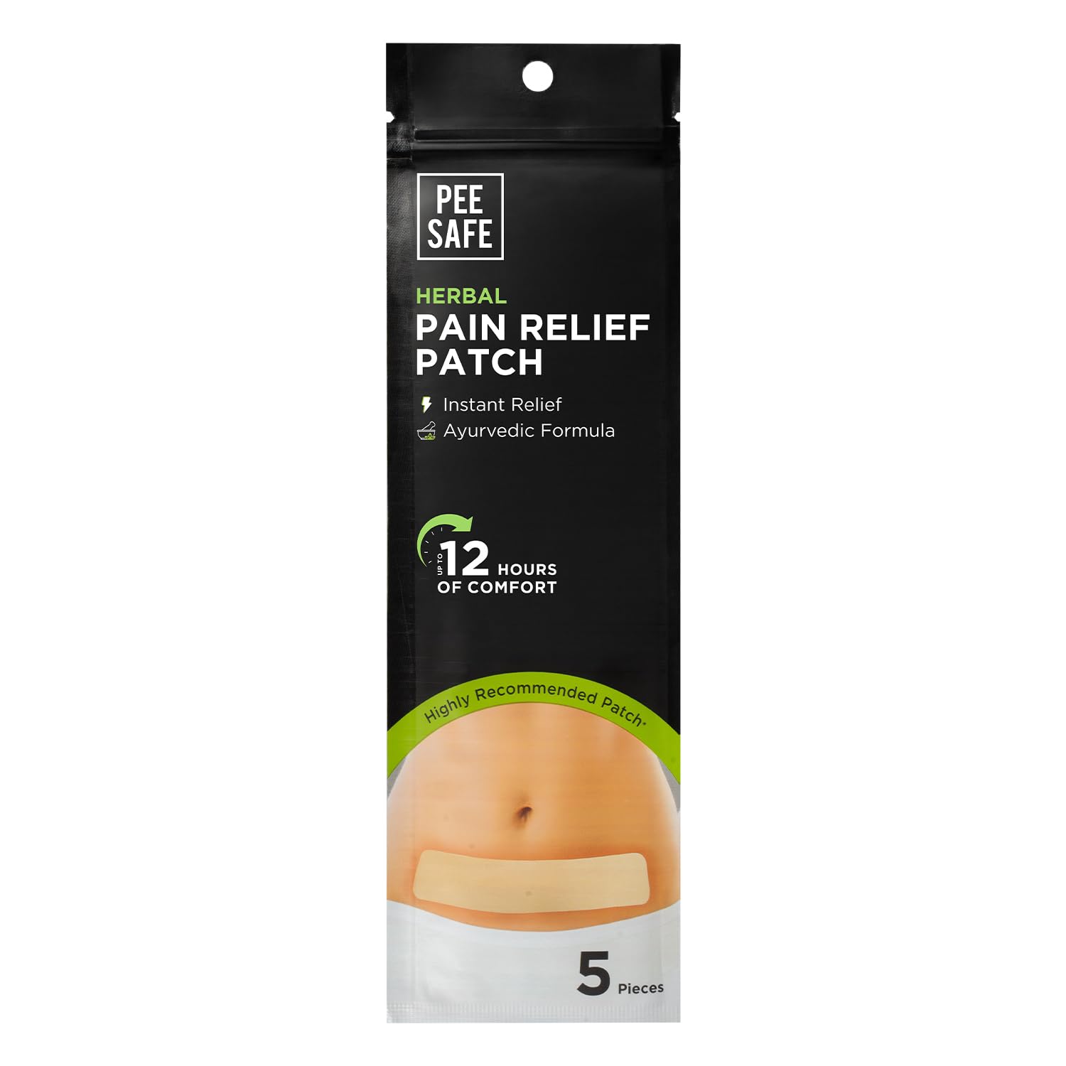 Pee safe Feminine Herbal Pain Relief Patches (Pack of 5) | Natural Pain Relief Patches | No Side Effects | Sleek Design | Comfort for Upto 12 Hours-image-36