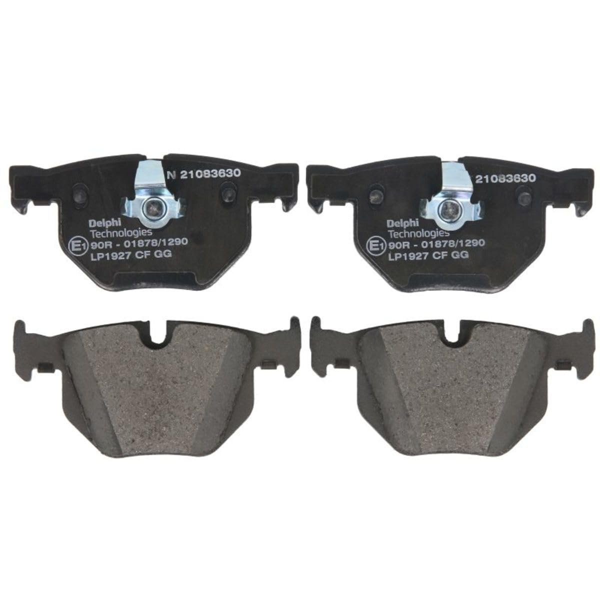 Delphi Kit Pastiglie Freni Posteriore Predisposto Per Visualizzazione Avviso Usura Senza Accessori LP1927-image