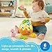 Fisher-Price Paradise Pals Magical Lights & Tunes Pineapple, electronic learning toy with music and lights for baby ages 6-36 months (Amazon Exclusive)