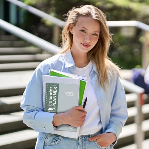 2026 planner- 2026 planner weekly and monthly jan 2026 - dec 2026 a5634 x 8434 jan 2026 - dec 2026 grey teacher student organizer daily calendar planner organizer ideal for office school supplies enterprise