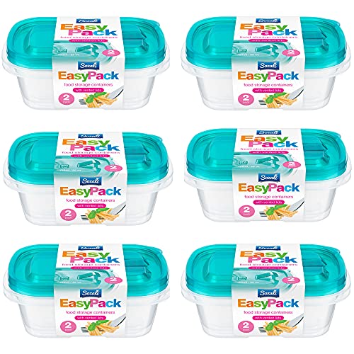 DASHMESH 12 Pack Premium Airtight Food Storage Containers with Lids, Reusable Leakproof Microwave Freezer Dishwasher Safe, Meal Prep Lunch Boxes (Vented Lids 750ml Each) - Image 3