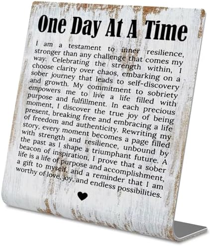 TRCENDE Sober Affirmation For Best Friend, Recovery Gift, Sober E...