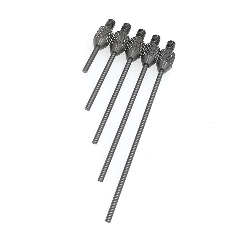 Needle Contact Point Sets for Dial Indicator Depth Gauge 4-48 UNF Thread Shank 1.5mm Diameter 10mm to 50mm Length