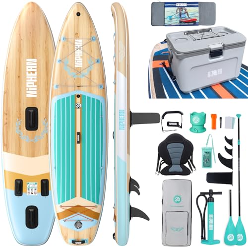 Paddle gonflable extra large Niphean avec glacière intégrée pour le stand up paddle
