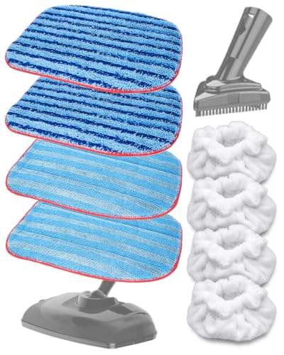 Image of Steam Mop Pads and Microfiber Bonnets Compatible with McCulloch