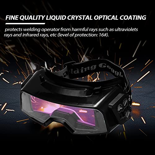 PRATYAHARA 1 Piece Automatic Darkening Welding Glasses Mask Welding Cap Professional Weld Glasses Goggles for TIG MIG - Image 2