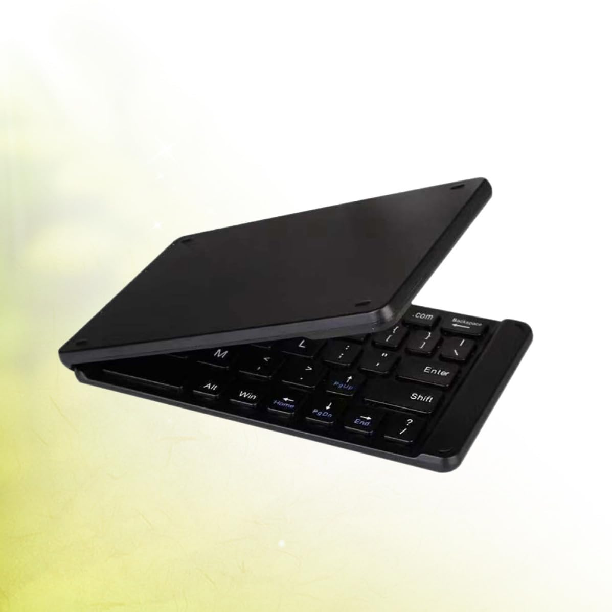 Cabilock Tastiera Wireless Pieghevole Portatile in Abs 67 Tasti Ultra Sottile, per Back To School Party e Uso Tablet e Cellulare