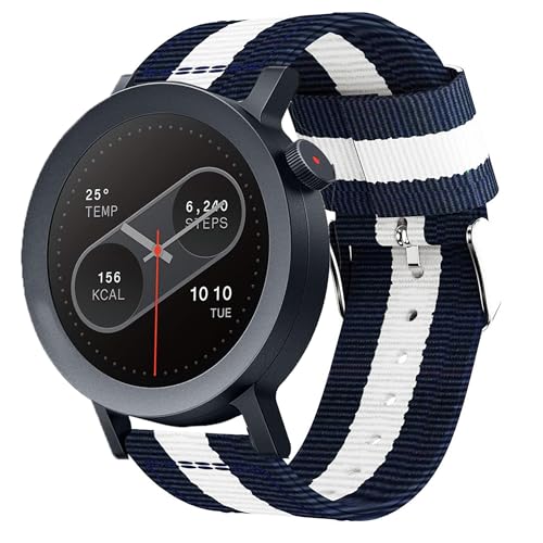 Bracelet CMF Watch 3 Pro anti-irritation en nylon tressé 22 mm souple pour montre connectée