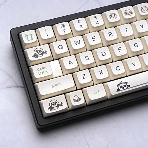 Keycaps PBT XDA finie la brillance : 133 touches Panda clavier mécanique - 2