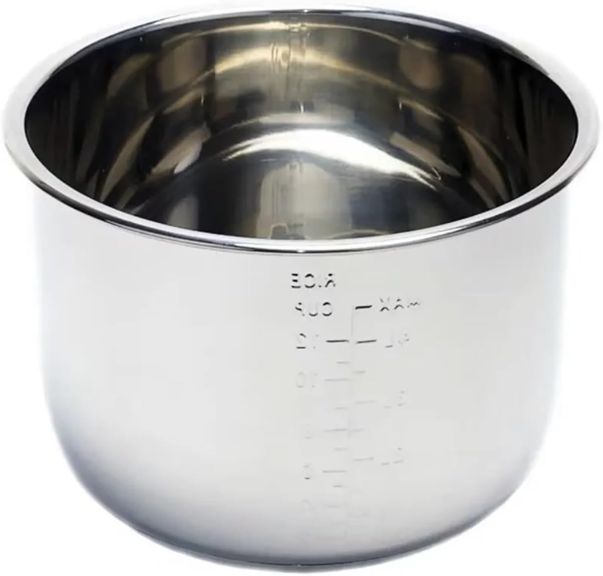 304 Stainless Steel Inner Pot, 8L Rice Cooker Double Bottom Universal Pressure Cooker Liner Replacement Accessories, Rice Cooker Spare Parts