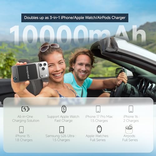 Nocapvalue for MagSafe Power Bank 10000mAh, Fast, Magnetic Portable Charger - image 3