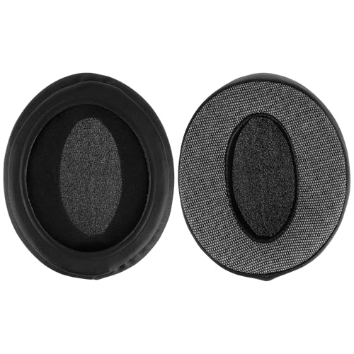 Almohadillas de repuesto para auriculares Geekria Comfort PU + tela de malla para Sennheiser HD 4.50BT, HD 4.50BTNC, HD 4.40BT, HD 4.30G, HD 4.20S, HD 458BT, HD 450, HD 450BT, HD 400S, HD 350BT (Negro) miniatura 2