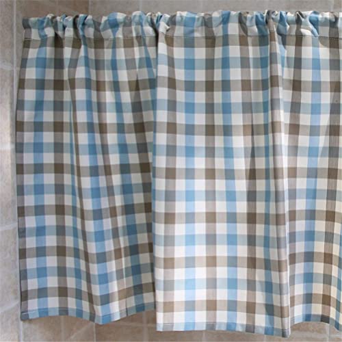 Cenefa de cocina de diseño moderno a rayas con caída elegante de 130x210cm 2