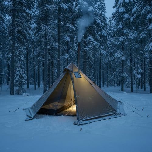 Carpa predolo para camping, 2 personas, impermeable y para clima frío miniatura 3