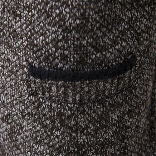 Men's Knit V-Neck Cardigan Sweater Casual Button-Up Top for Daily Layering3