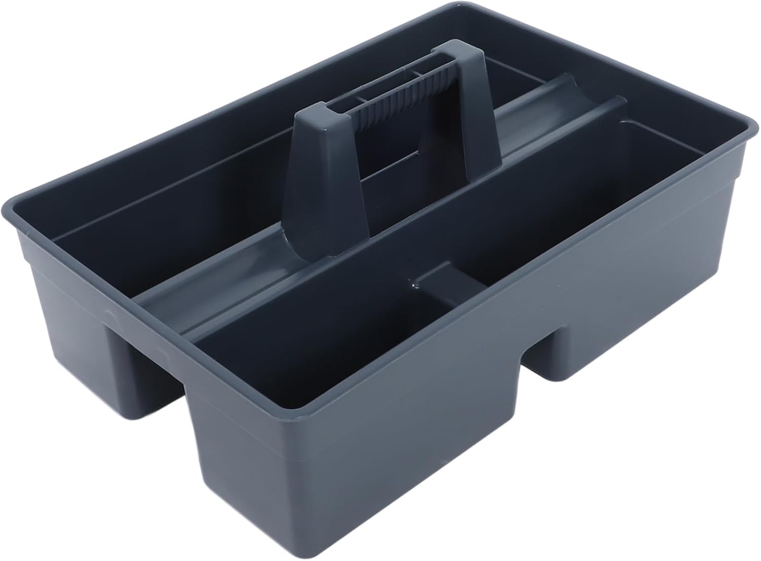 Handheld Cleaning Basket Handle Versatile Plastic Organizer for Cleaning Tools Large Storage Container for Household Items for Home Use and Garage Organization
