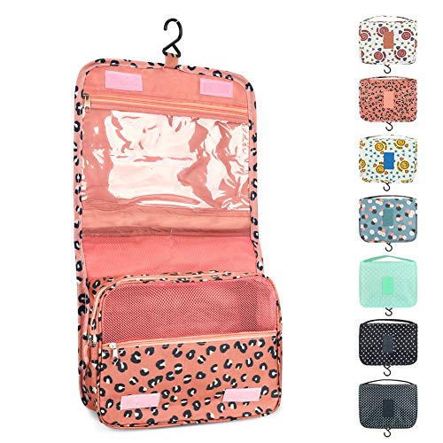 Preisvergleich Produktbild Somio Kulturtasche zum Aufhängen Faltbarer Reise Kulturbeutel mit Tragegriff, Waschtasche, Waschbeutel für Frauen Mädchen Damen