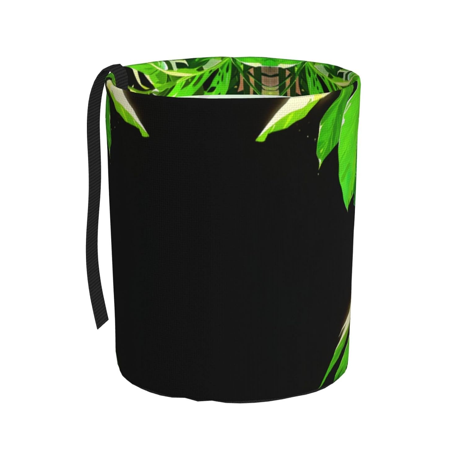 Minimalist Monstera Leaf Portable car Trash can, Practical car Storage Bucket, Practical, Convenient and Foldable, a Must-Have for Cars.