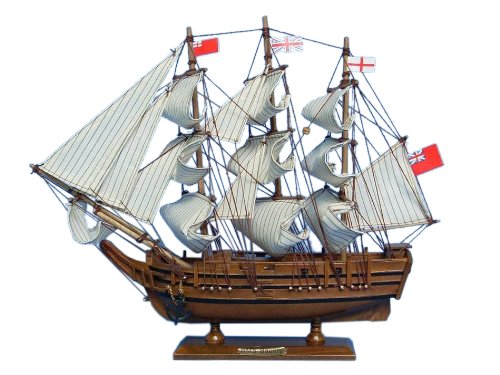 Hampton Nautical HMS Bounty Tall Ship, 15"