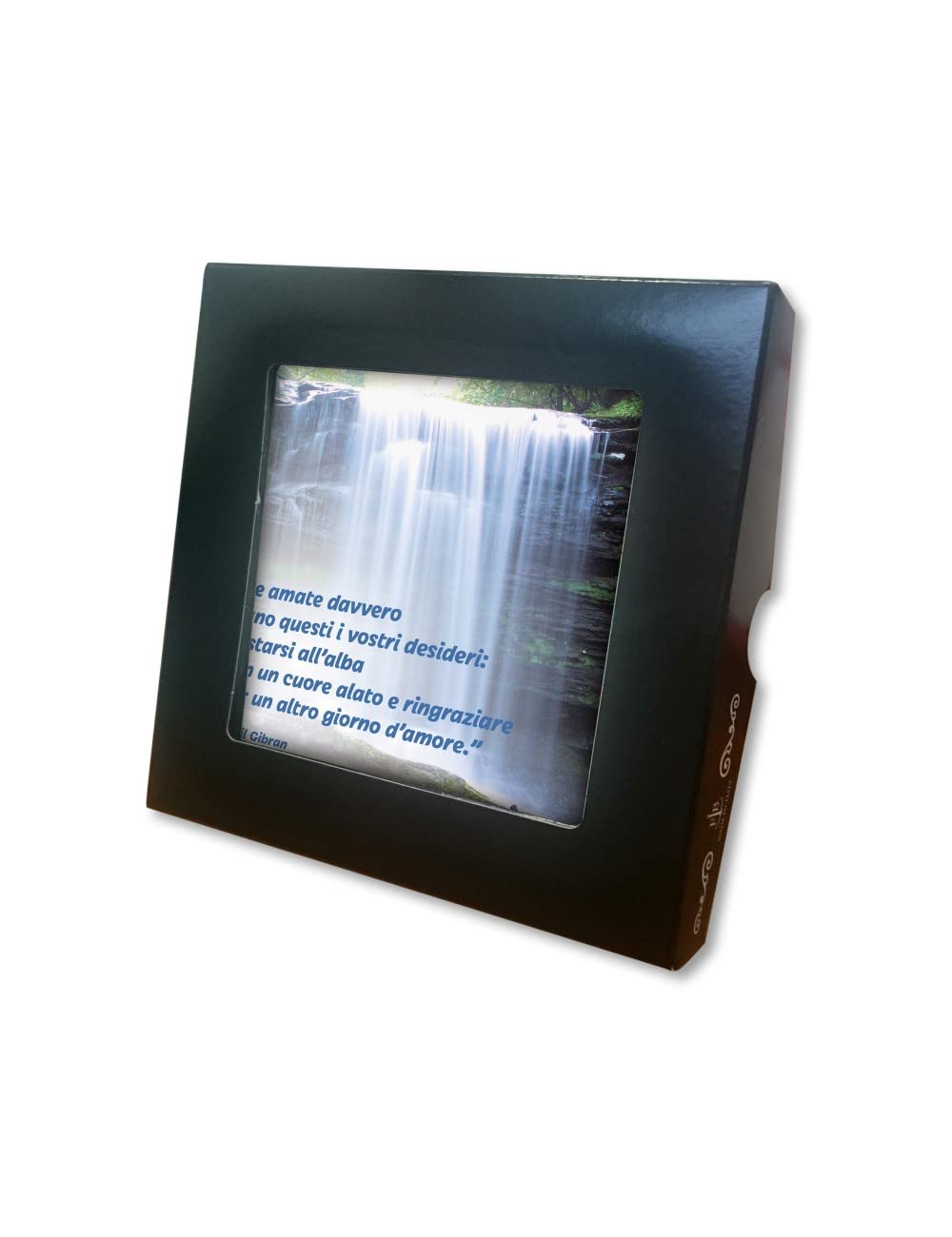 Fratelli Bonella Piastrella In Ceramica 10x10 Cm Con Frase Ispirazionale – Made In Italy, Testo In Rilievo, Cordino In Raso, Scatola Regalo Finestrata - 5