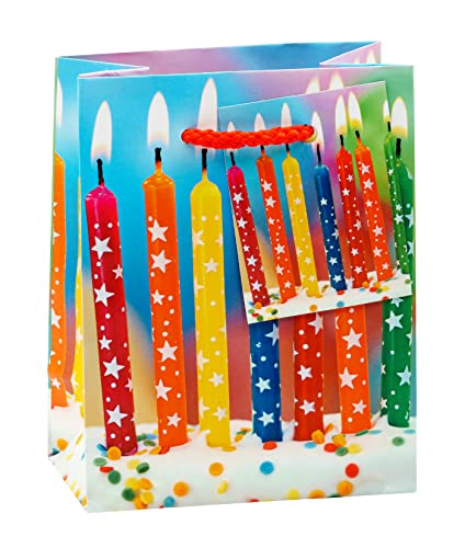 TSI Geschenktüten GEBURTSTAG, 12er Packung, Größe: Klein (HxBxT 14 x 11 x 6,5 cm), Art. Nr. 84024