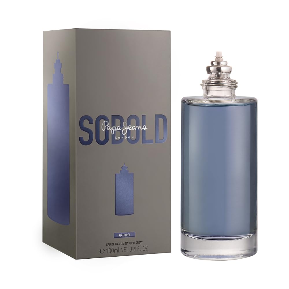 Pepe Jeans SoBold For Him Profumo Uomo Recharge 100ml | Eau de Parfum, Fragranza Legnosa e Aromatica, Profumi Uomo