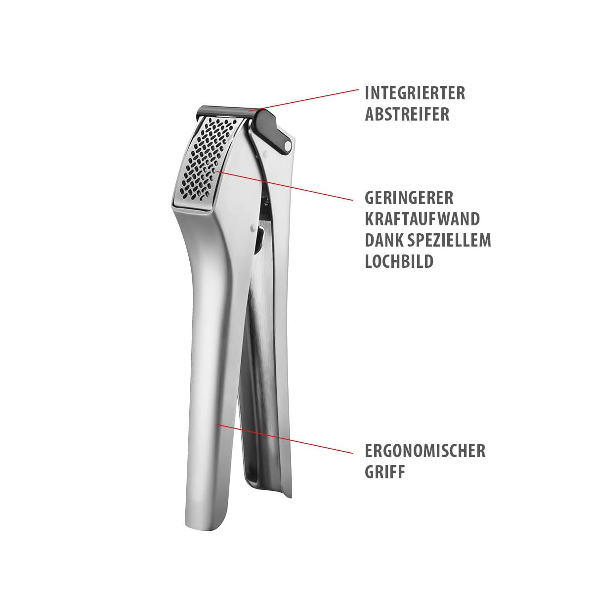 GEFU Knoblauchpresse GARLICO + Knoblauchschäler TUBIO Set