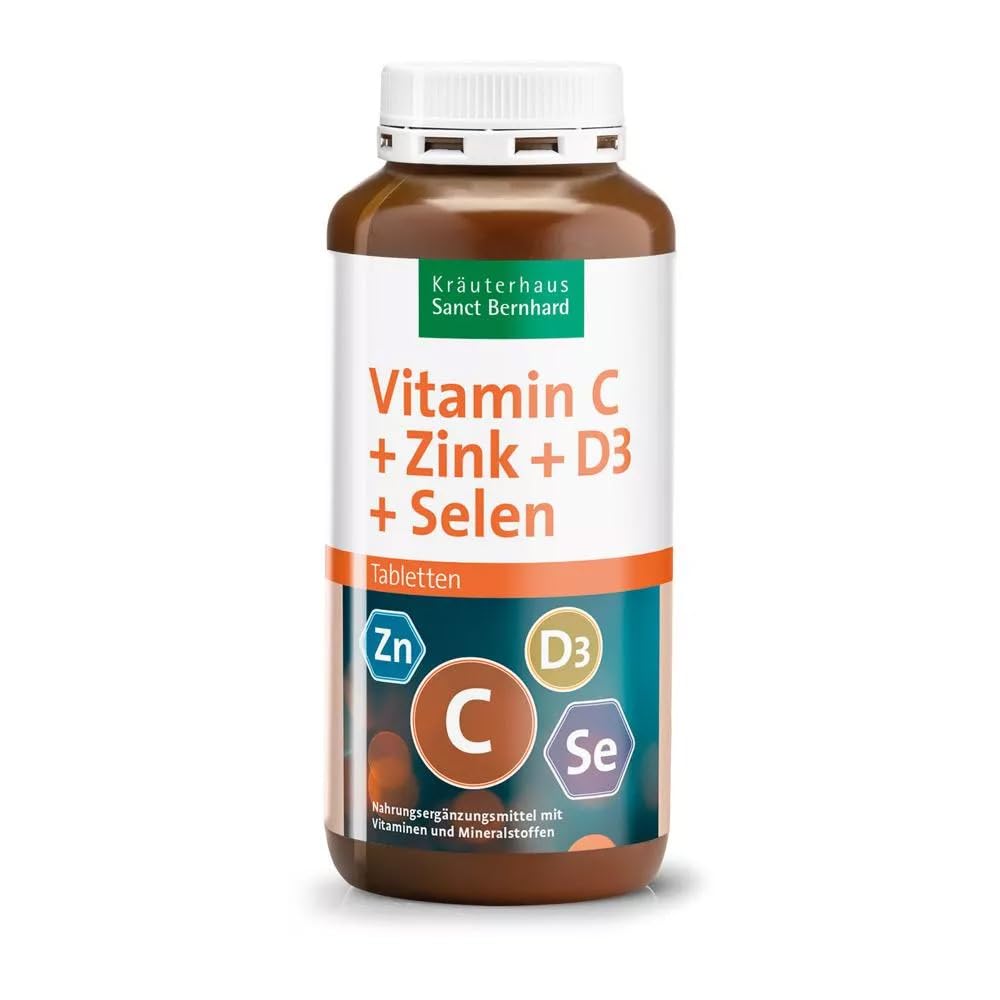 Multivitaminas y Minerales - 365 Pastillas | Contribuye al Funcionamiento Normal del Sistema Inmunológico | Solo 1 Pastilla Día | Vitamina C, D3, Zinc y Selenio | Para Mujer y Hombre