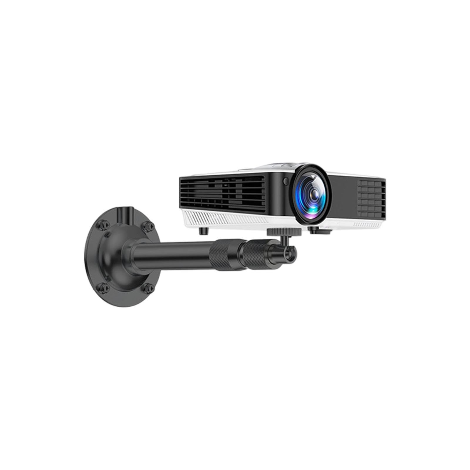 Supporto da soffitto per proiettore Regolabile, Struttura Robusta, Facile Installazione, Staffa in Metallo con Tubo telescopico per Soggiorno, da 60 a 120 Cm