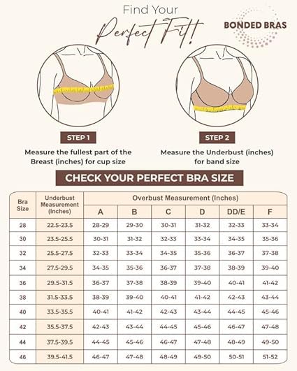 Image of Tweens Cotton Padded Bonded Bra for Women | Full Coverage Wire-Free Bra | Seamless No-Dig Comfort | Breathable Cotton | Elastic-Free Bottom Band & Side Wings | Pack of 1|