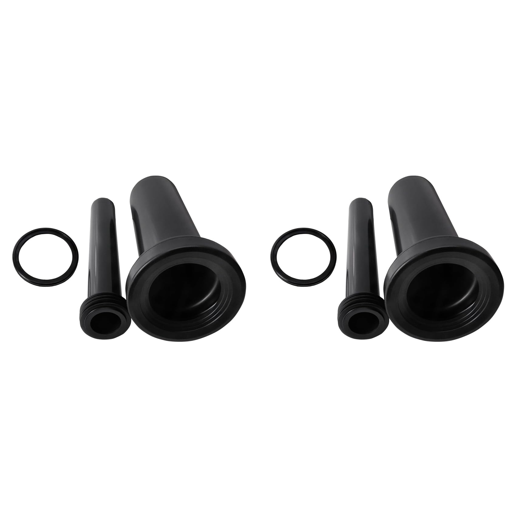 Vjsujehgy 2X Wall Hung Toilet Extended Pipe Connector, Compatible Toilets and Bidets Parts, Reliable Wall Hung Toilet Gasket