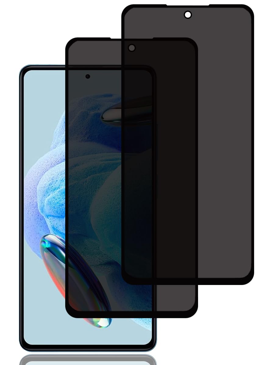 Coque + Film de Protection d'Écran Privé adapté pour Xiaomi Redmi Note 12 Pro
