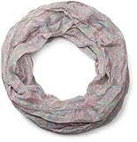 Größe: ca. 82 x 44 cm styleBREAKER Indian Style Paisley Muster Loop Schlauchschal, seidig leicht, Unisex 01016089, Farbe:Hellblau-Rose-Hellgrün, Größe:Schmal
