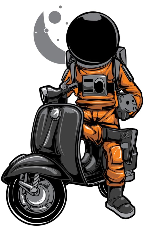 Déco murale astronaute A2 affiche motivation citation encourageante toile