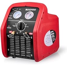 3/4HP Refrigerant Recovery Machine, 110-120V 60Hz Single Cylinder Portable AC Recovery Machine with High Pressure Protection, Portable Recycling Unit HVAC for Automotive/Household AC System