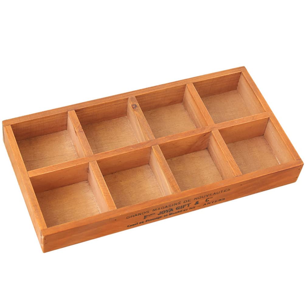 SHERCHPRY Wooden Spice Drawer Organizer Expandable Storage Box Countertop Seasoning Container