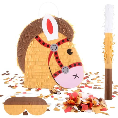 Piñata tête de cheval : la solution pour occuper les enfants lors d'un anniversaire