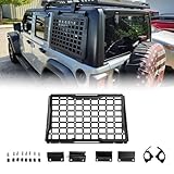 Rear Window Storage Molle Panel Protective Covers Decorations Accessories Compatible with 2018-2023 Jeep Wrangler JL 4-Door