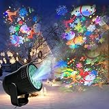Christmas Projector Light with 20 Patterns Rotating Dynamic Projection