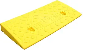 Rampa para cadeira de rodas Rampa de acesso para carros, soleira durável para acesso de cadeira de rodas e scooter Rampa de meio-fio fácil,Yellow