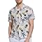 Janmid Men's Floral Hawaiian Shirt - Short Sleeve Button Down, Cotton Blend, Casual Beach & Vacation Wear - View #7